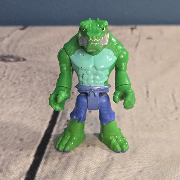 Fisher Price Imaginext DC Super Friends Killer Croc Figure Metal Jaw Version is - Picture 1 of 6